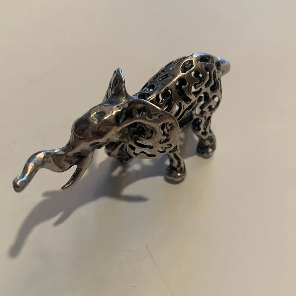 Pewter Elephant Figurine